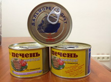 ОАО ХК "Дальморепродукт" - Печень минтая по - приморски