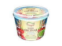 Каша овсяная ТМ "Everyday" с пророщенными зернами пшеницы  клубника со сливками